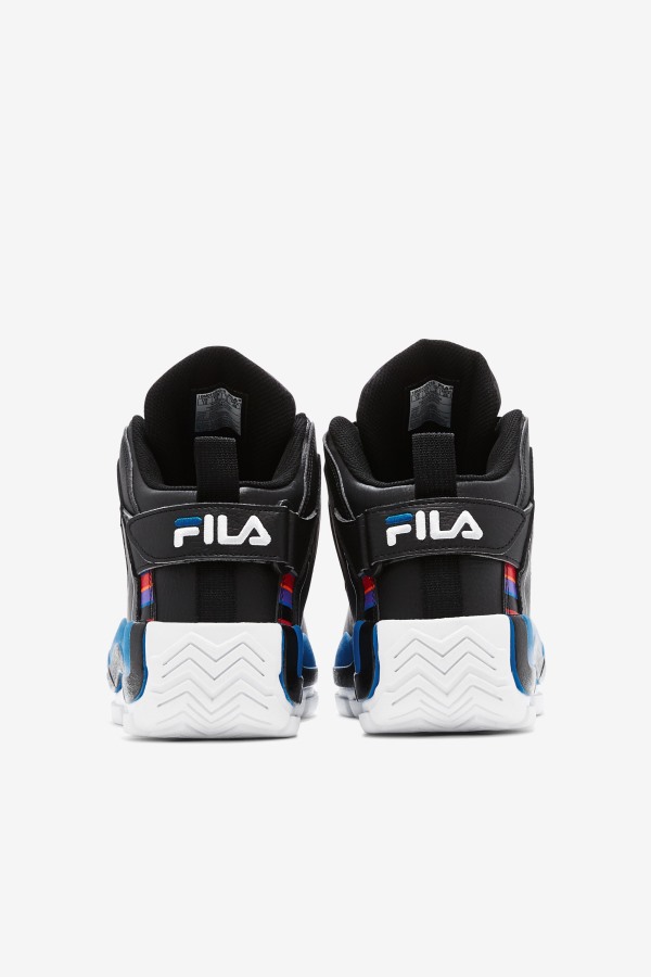 Big Kids\' Grant Hill 2 History Fila Outlets Black/White/Imperial Blue