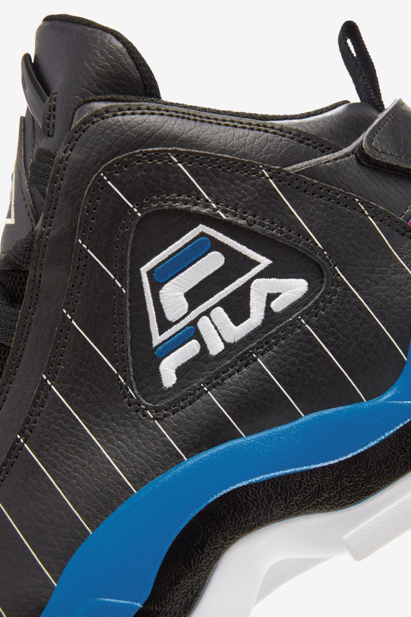 Big Kids\' Grant Hill 2 History Fila Outlets Black/White/Imperial Blue