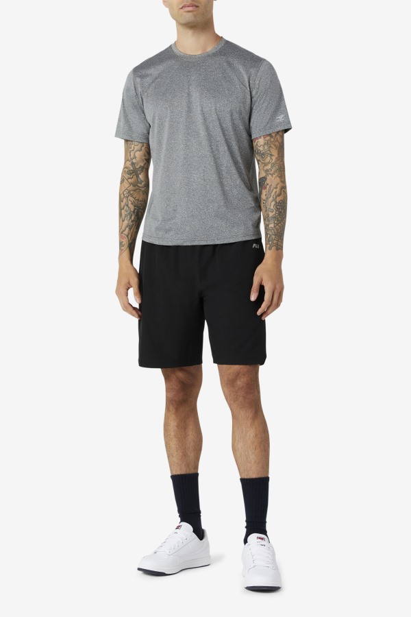 Fila Outlets Pickleball Scallop Hem Crew Heather