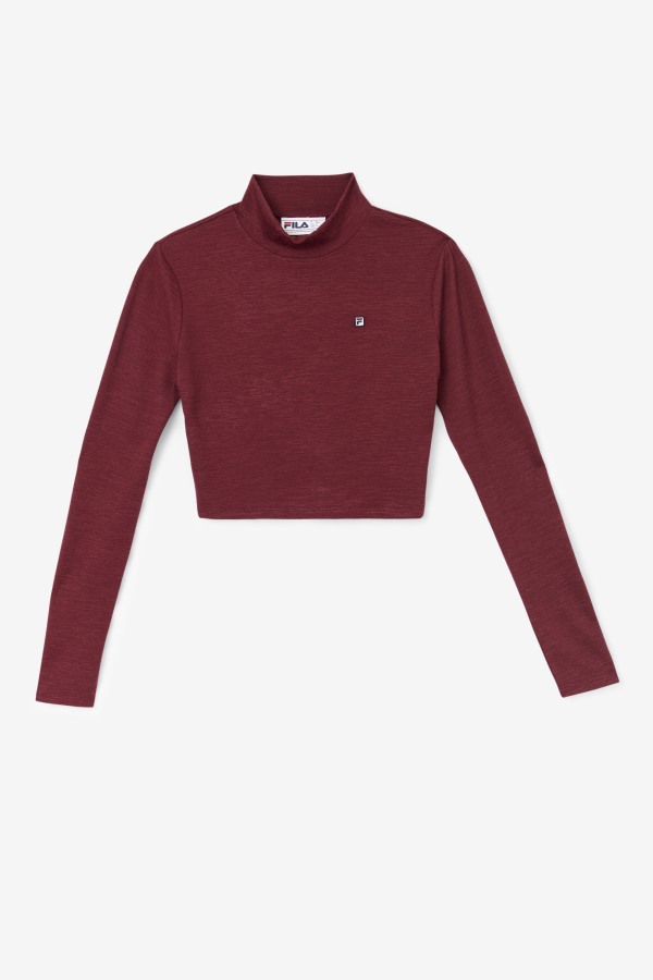 Fila Outlets Tawny Port Luise Turtleneck Top