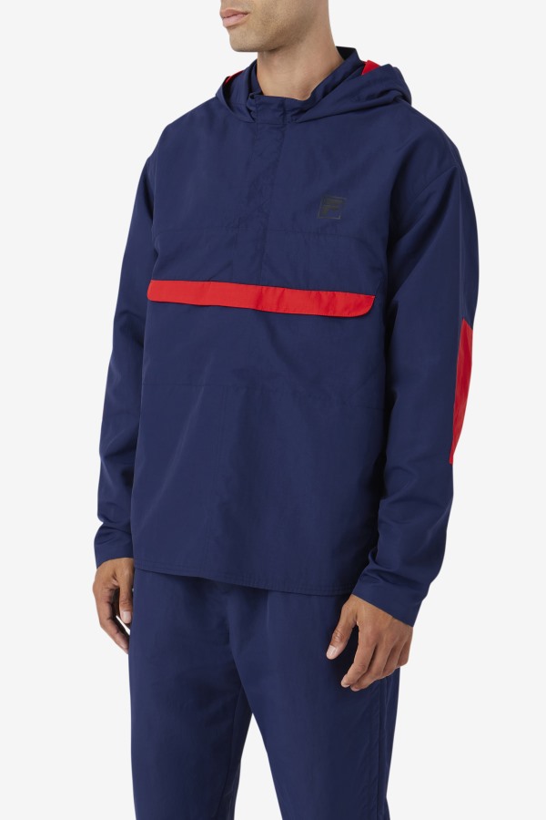 Fila Outlets Navy Bevans Park Anorak