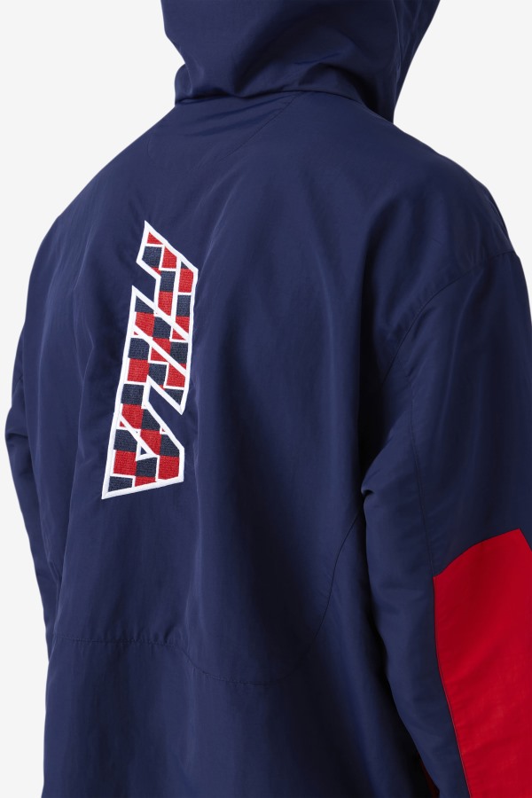 Fila Outlets Navy Bevans Park Anorak
