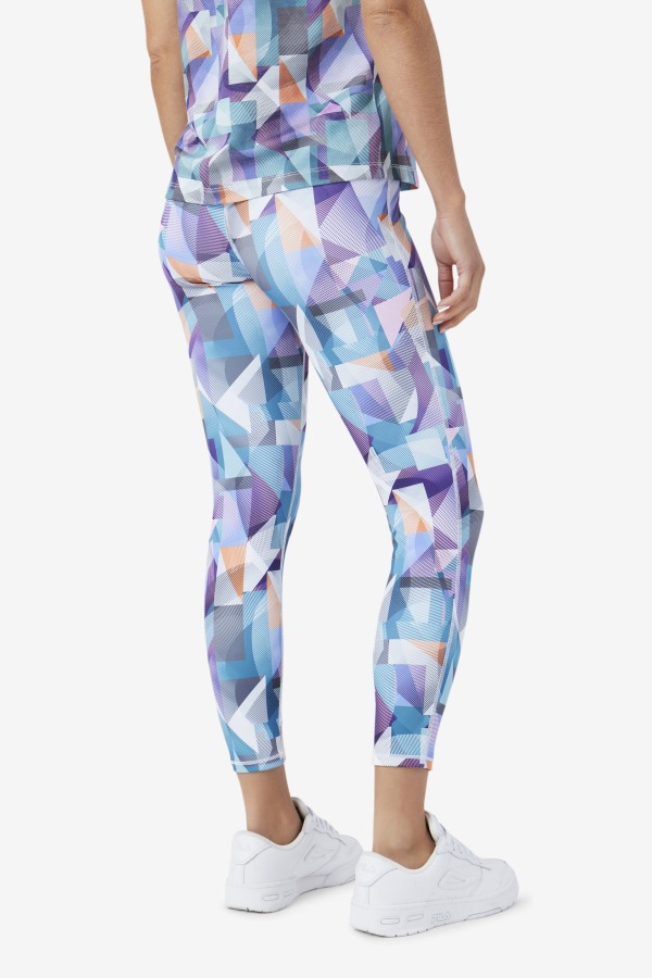 Keyla 7/8 Tight Geoprint/Blue Fila Outlets