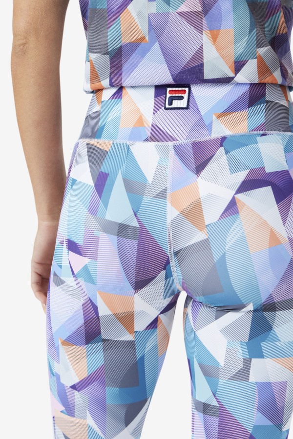 Keyla 7/8 Tight Geoprint/Blue Fila Outlets