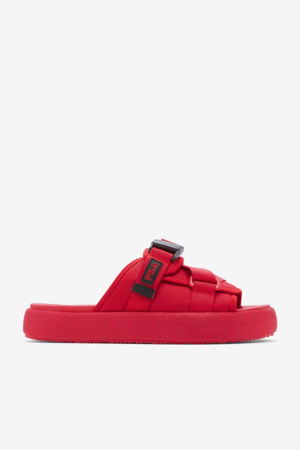 Men's Atlas Slide Fila Outlets Red/Black