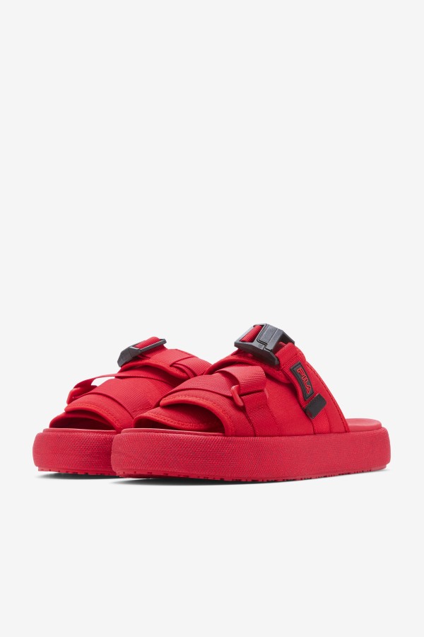 Men\'s Atlas Slide Fila Outlets Red/Black