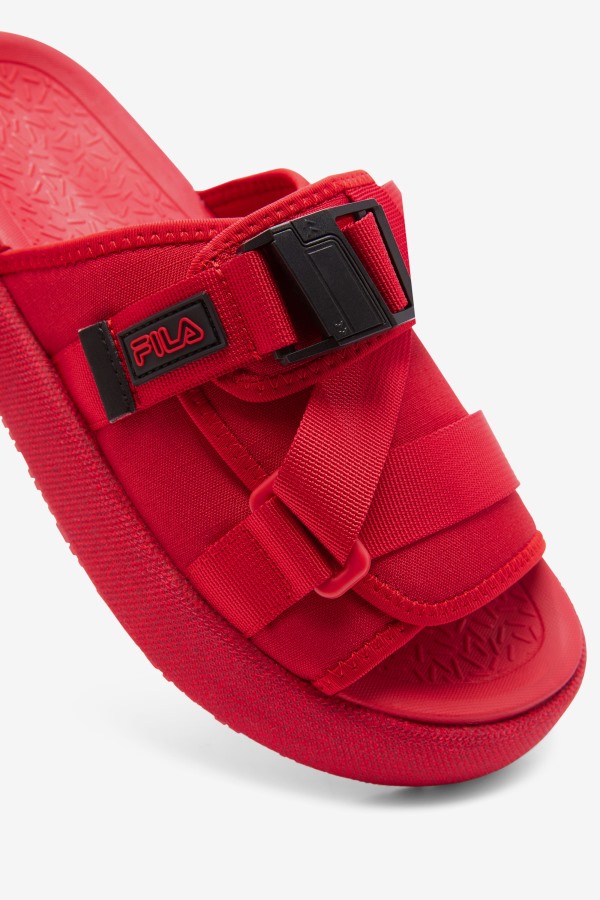 Men\'s Atlas Slide Fila Outlets Red/Black