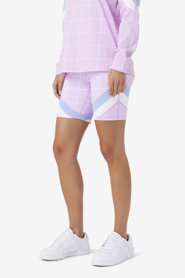 Fila Outlets Orchid/Blue/White Yareli Bike Short