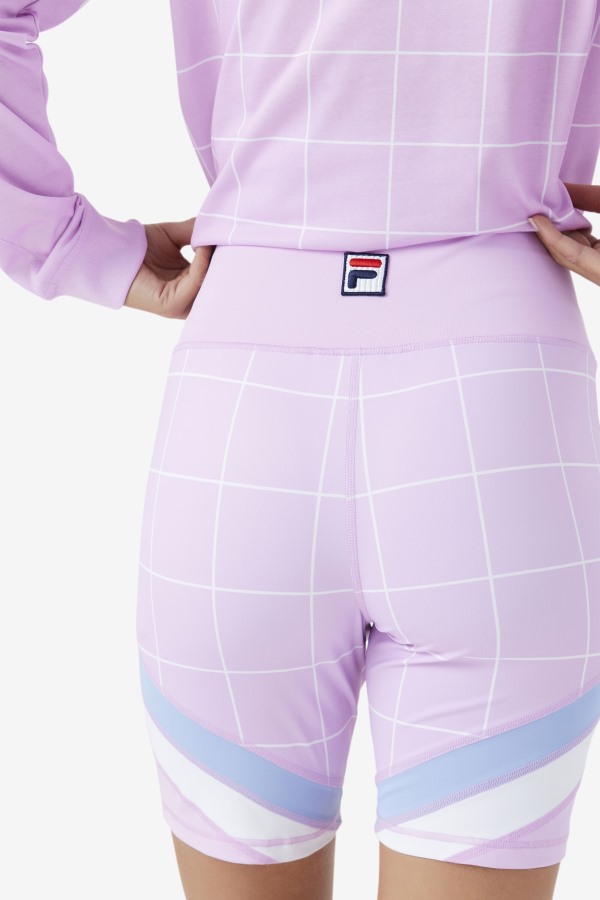 Fila Outlets Orchid/Blue/White Yareli Bike Short