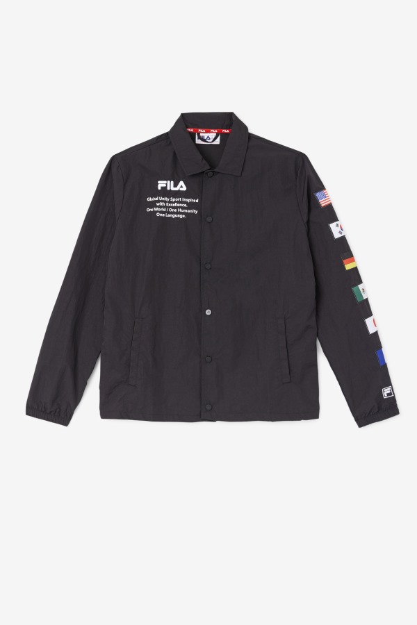 Caquga Jacket Fila Outlets Black/White