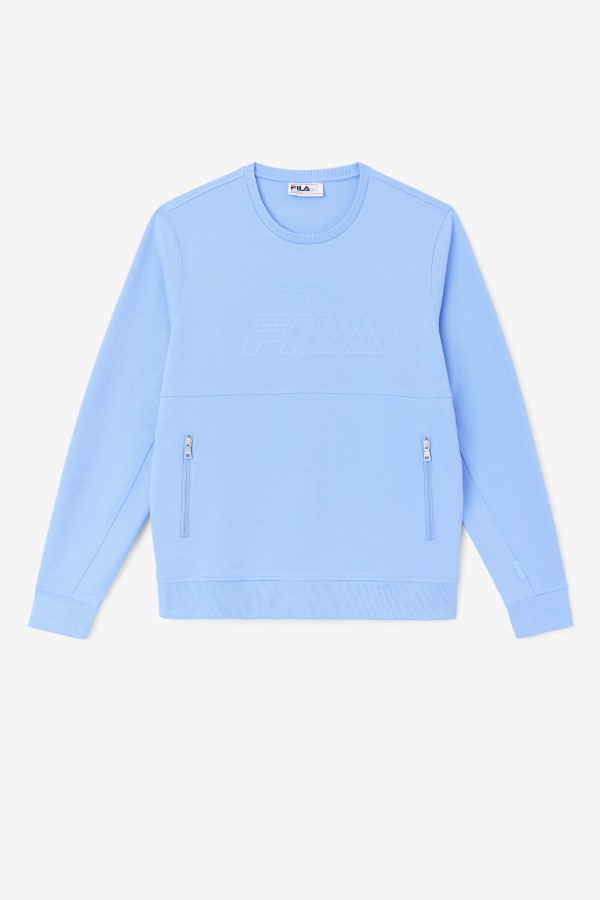 Cornflower Blue Arev Sweatshirt Fila Outlets