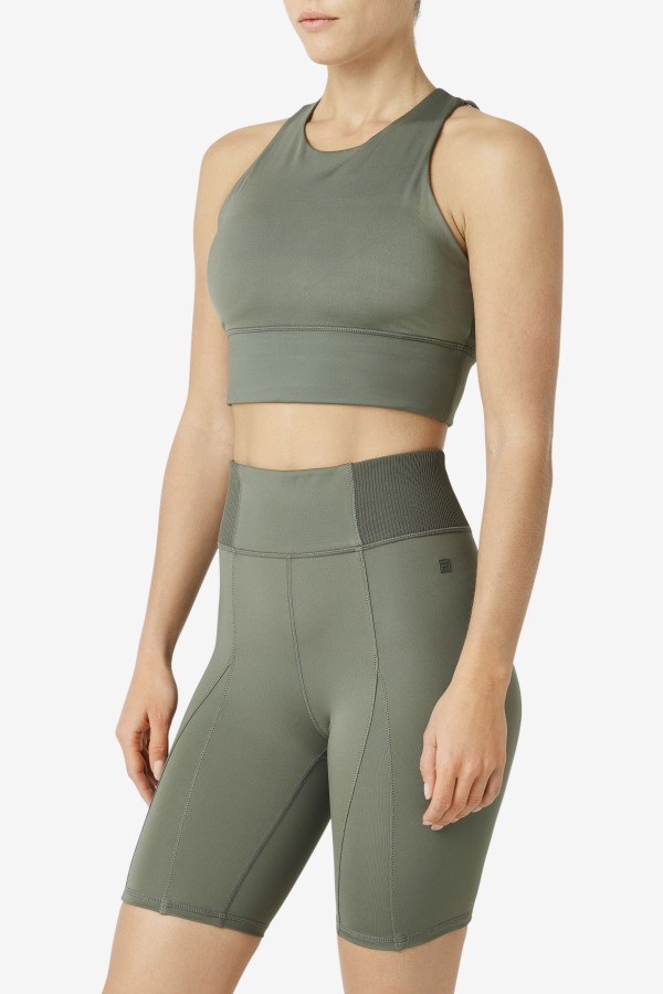 Thyme Uplift High Neck Sports Bra Fila Outlets