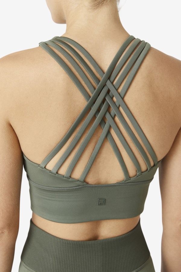 Thyme Uplift High Neck Sports Bra Fila Outlets