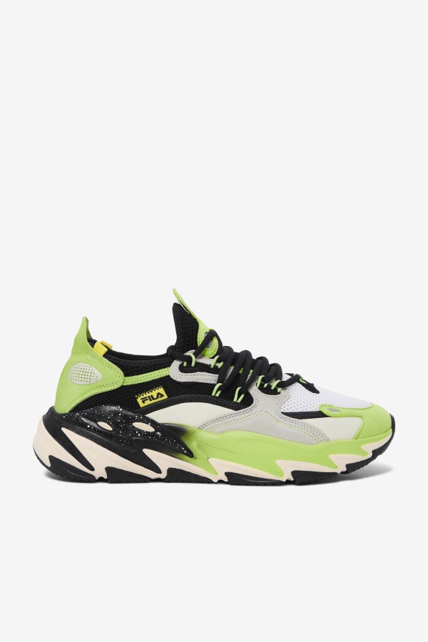Men's Ray Tracer Evo 2 Fila Outlets Black/Sharp Green/Ecru