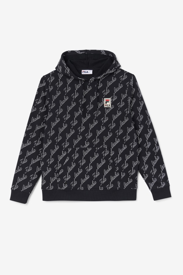 Black/Gardenia Nim Hoodie Fila Outlets