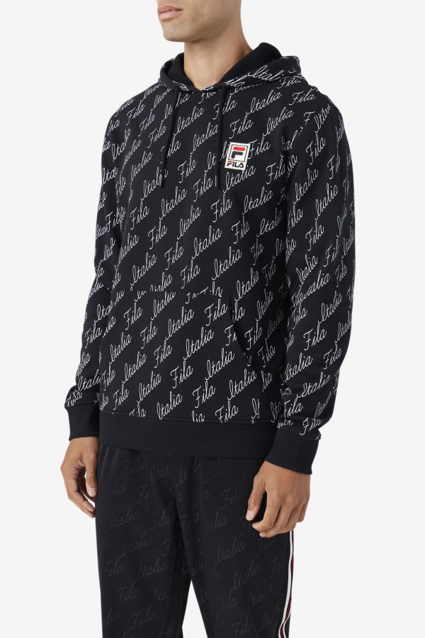 Black/Gardenia Nim Hoodie Fila Outlets
