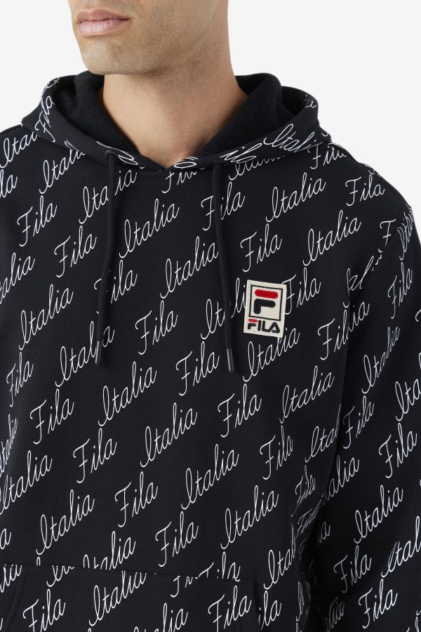 Black/Gardenia Nim Hoodie Fila Outlets