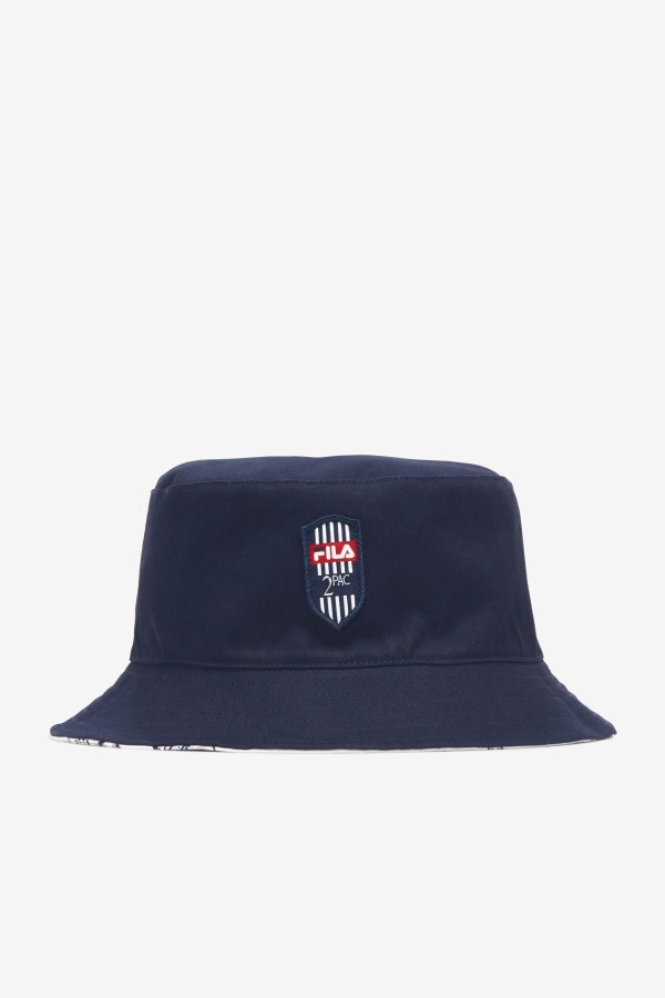 2Pac Hat Fila Outlets Navy/White