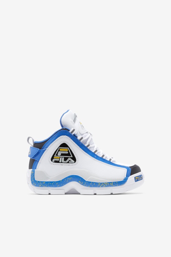 Fila Outlets Big Kids' Grant Hill 2 White/Nebula Blue/Lemon