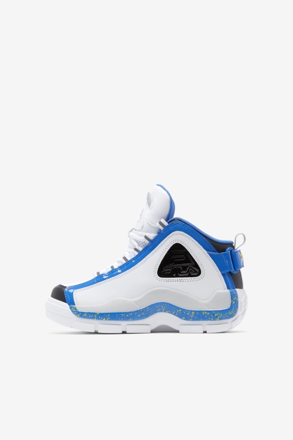 Fila Outlets Big Kids\' Grant Hill 2 White/Nebula Blue/Lemon