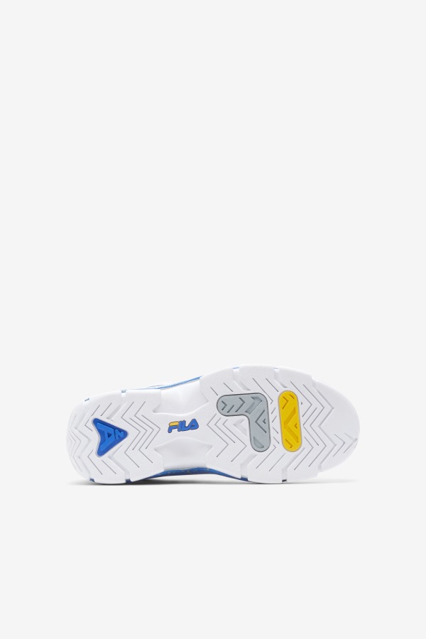 Fila Outlets Big Kids\' Grant Hill 2 White/Nebula Blue/Lemon