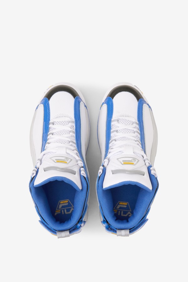 Fila Outlets Big Kids\' Grant Hill 2 White/Nebula Blue/Lemon