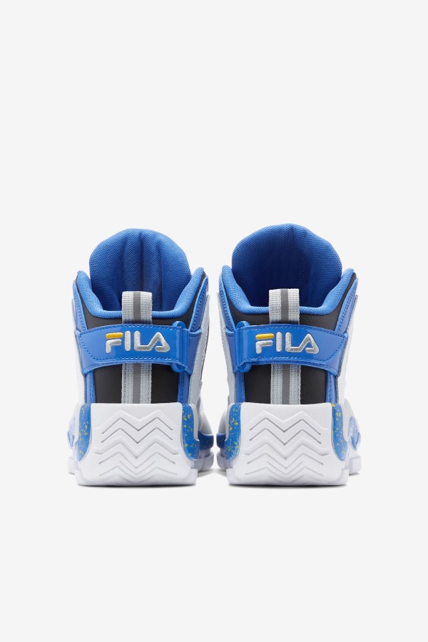 Fila Outlets Big Kids\' Grant Hill 2 White/Nebula Blue/Lemon