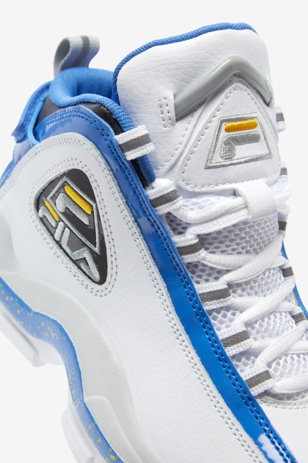 Fila Outlets Big Kids\' Grant Hill 2 White/Nebula Blue/Lemon