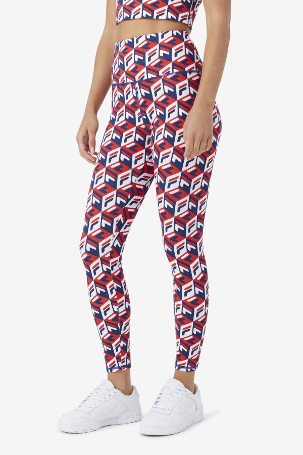 Fila Outlets Karteras 7/8 Tight Red/Navy/White