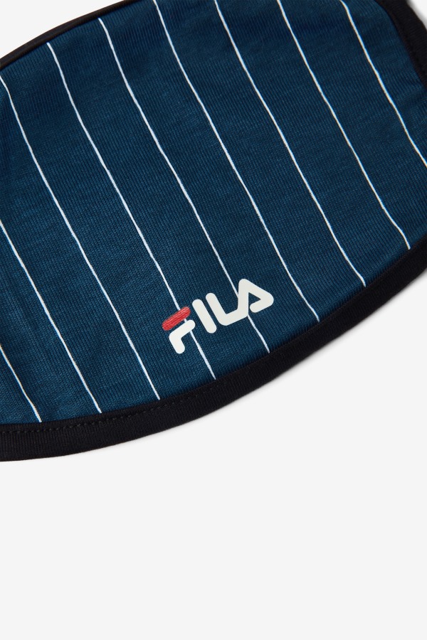 Fila Outlets Pin Stripe Cloth Face Mask Navy