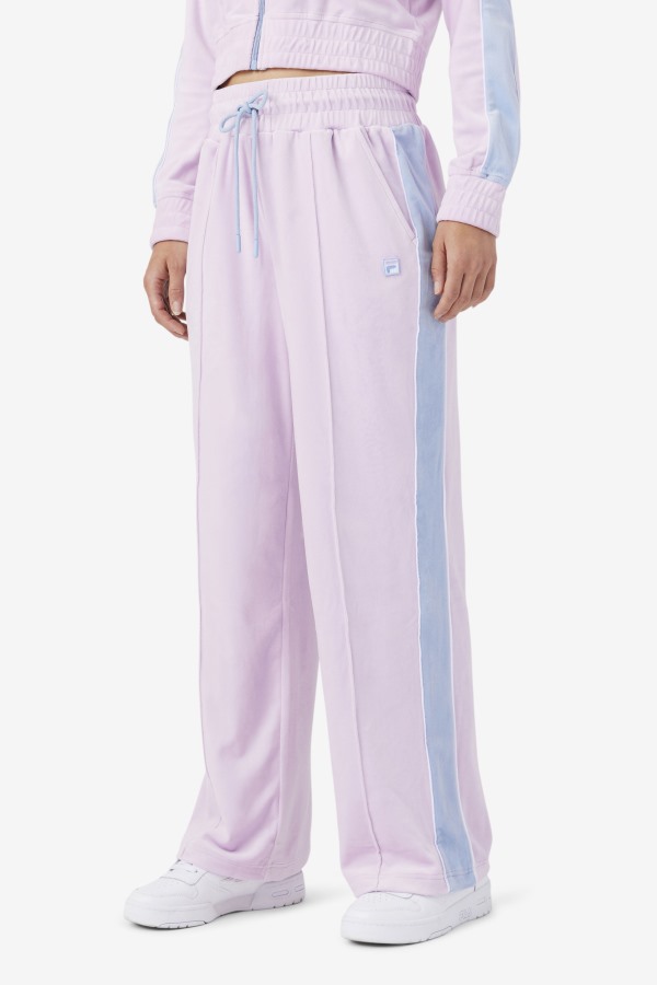 Fila Outlets Valery Velour Pant Orchid/Blue/White