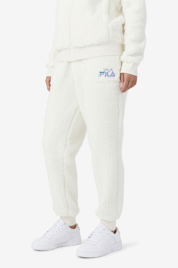 Fila Outlets Egret/Jacaranda/Deep Lake Freyja Sherpa Jogger