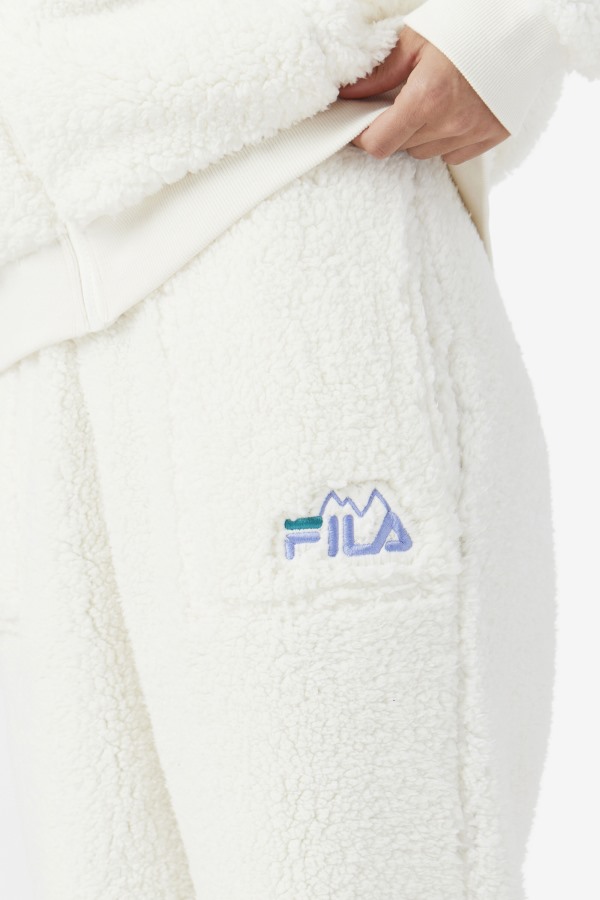 Fila Outlets Egret/Jacaranda/Deep Lake Freyja Sherpa Jogger