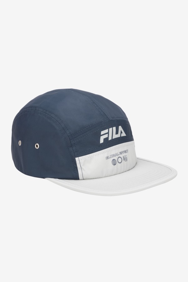 Fila Outlets Navy/Stone 5 Panel Camper Hat