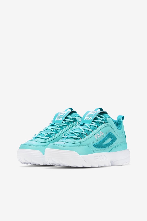 Blue/Turquoise Tonic/White Women\'s Disruptor 2 Premium Fila Outlets