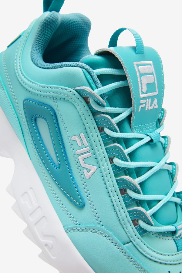 Blue/Turquoise Tonic/White Women\'s Disruptor 2 Premium Fila Outlets
