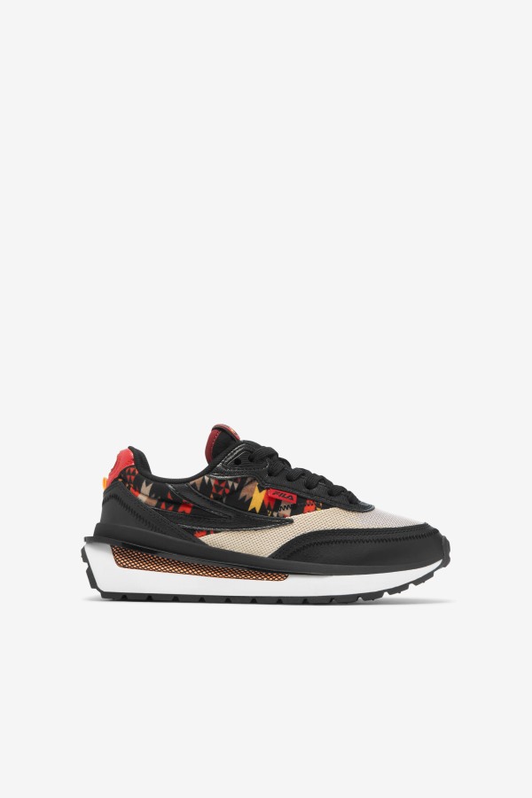 Black/Oxford Tan/White Fila Outlets Big Kids' Renno