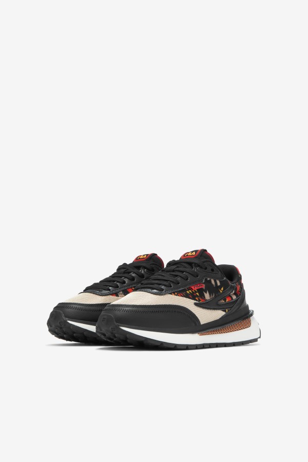 Black/Oxford Tan/White Fila Outlets Big Kids\' Renno