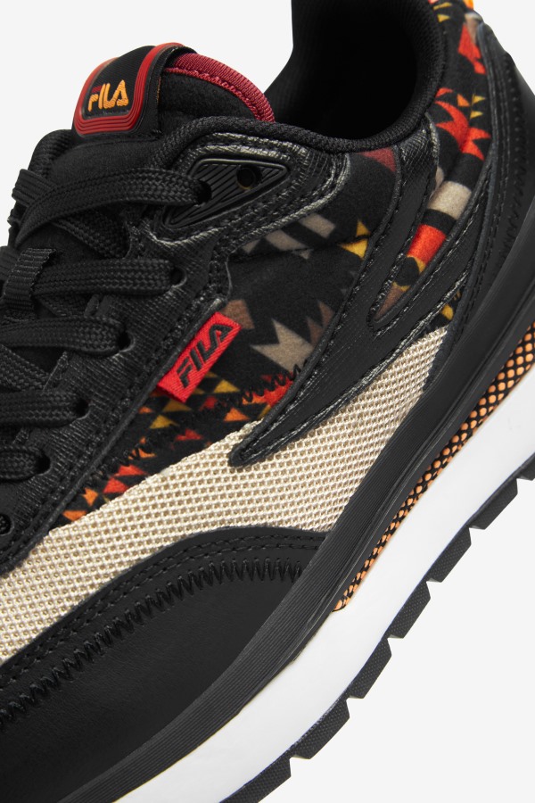 Black/Oxford Tan/White Fila Outlets Big Kids\' Renno