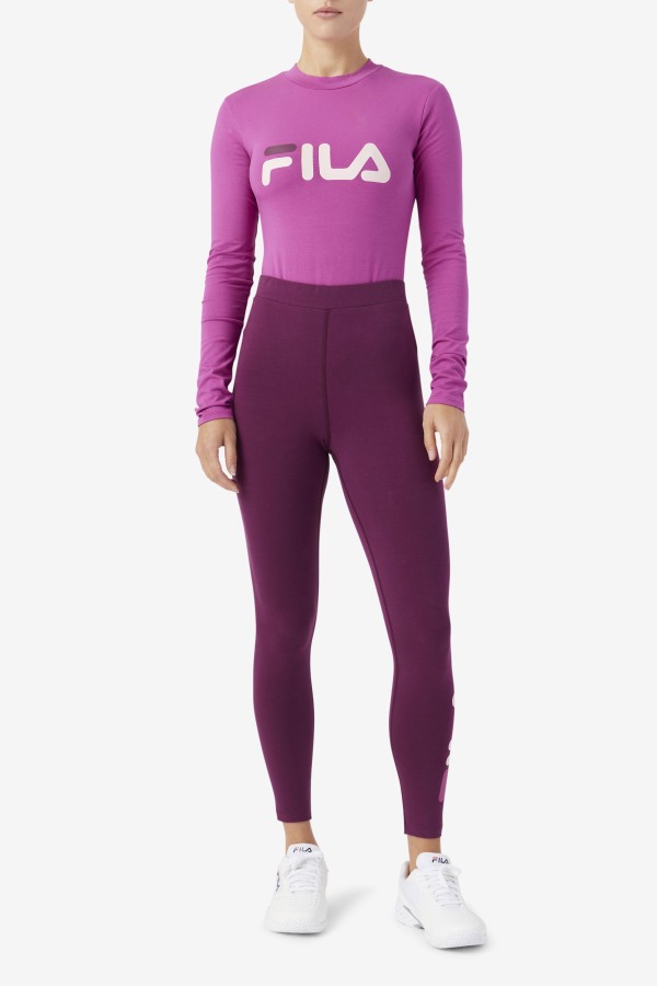 Fila Outlets Rouge/Potpourri/Grape Wine Chaya Bodysuit