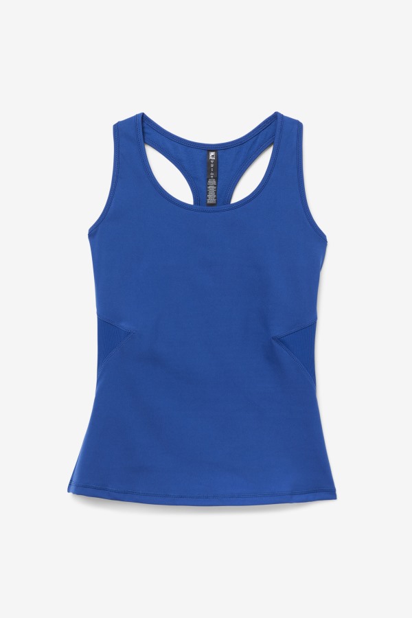 Uplift Open Racerback Tank Top Fila Outlets Navy Peony/Black
