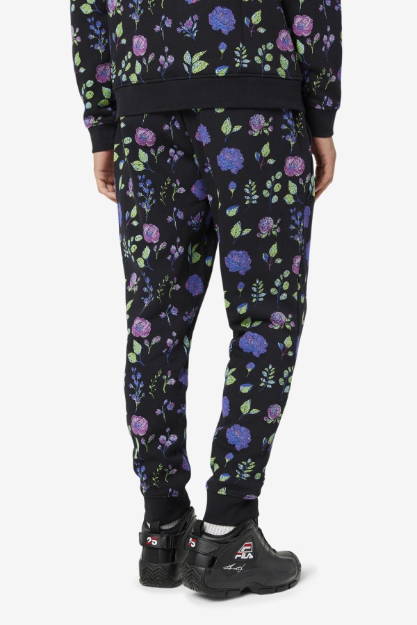 Fila Outlets Hemlock Jogger Black/Floral Print