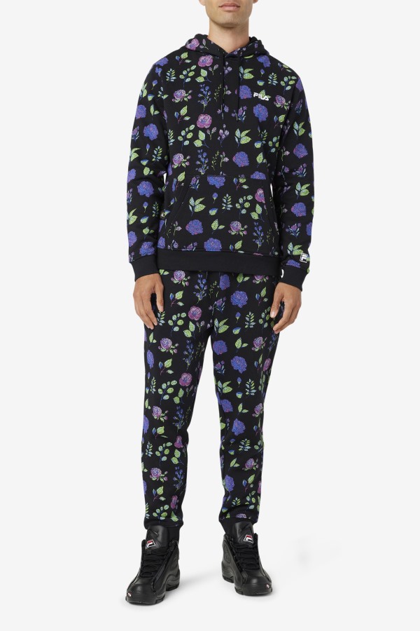 Fila Outlets Hemlock Jogger Black/Floral Print