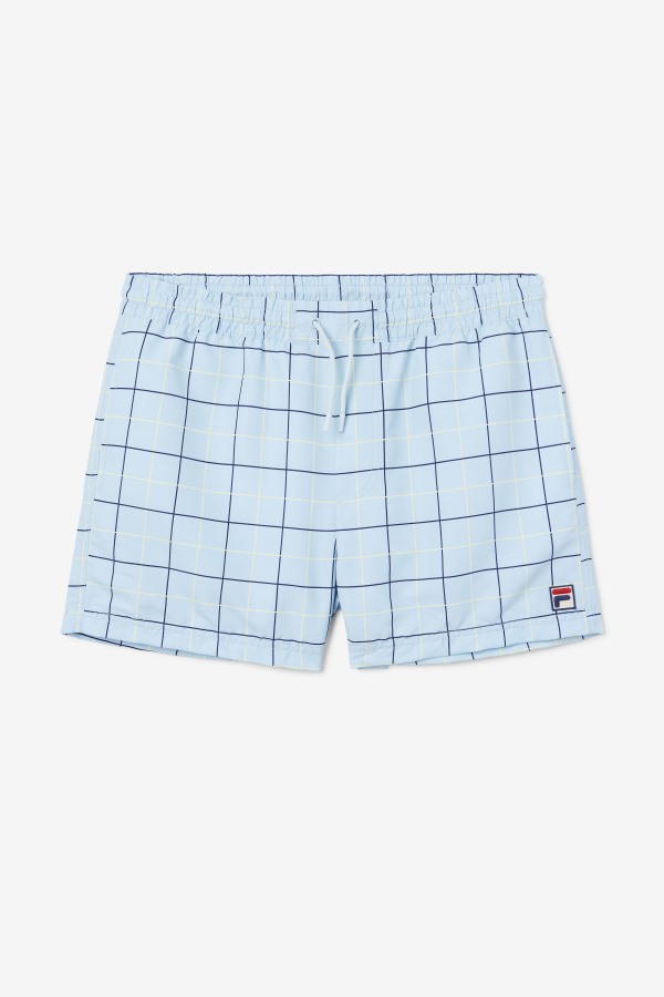 Fila Outlets Blue/Navy/Tender Yellow Linecall Swim Short