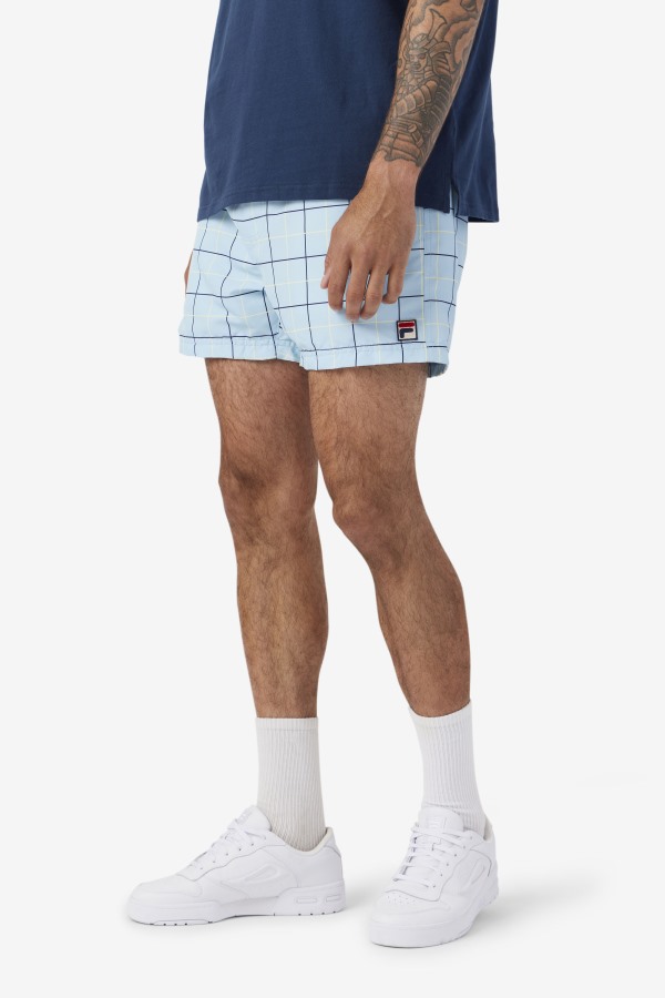 Fila Outlets Blue/Navy/Tender Yellow Linecall Swim Short