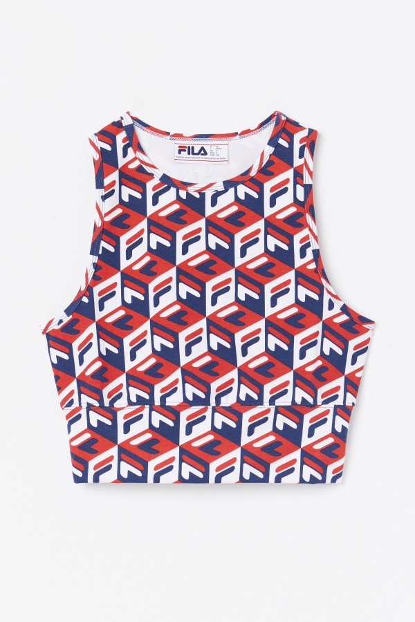 Fila Outlets Emmaline Tank Red/Navy/White