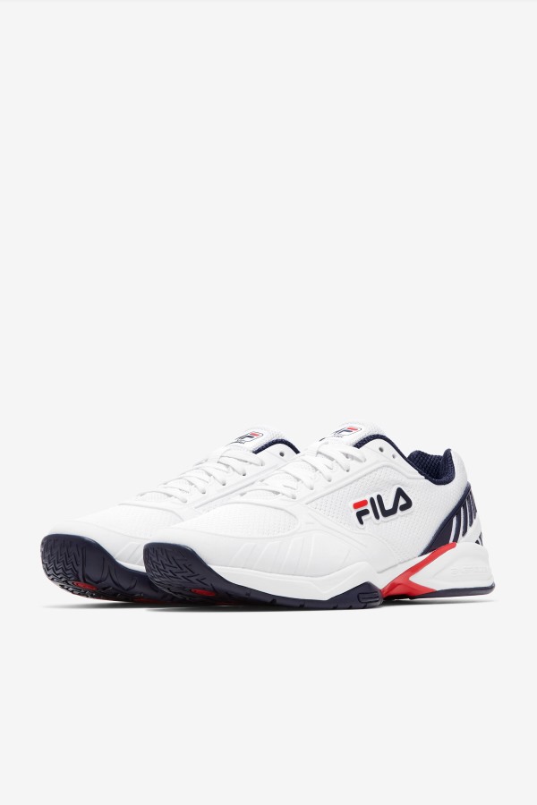 Fila Outlets White/Navy/Red Men\'s volley zone
