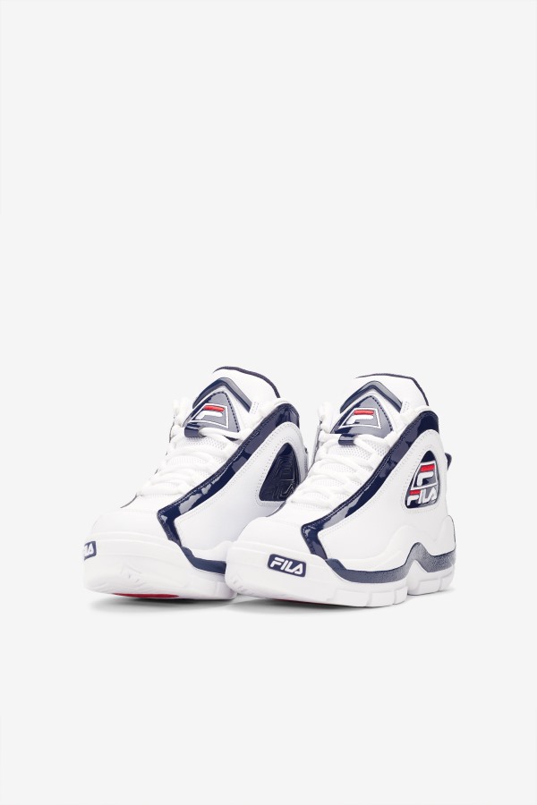 White/Navy/Red big kids\' Grant Hill 2 Fila Outlets