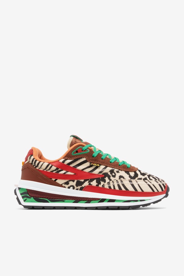 Sequoia/Red/Seedpearl Men's Renno Animal Fila Outlets