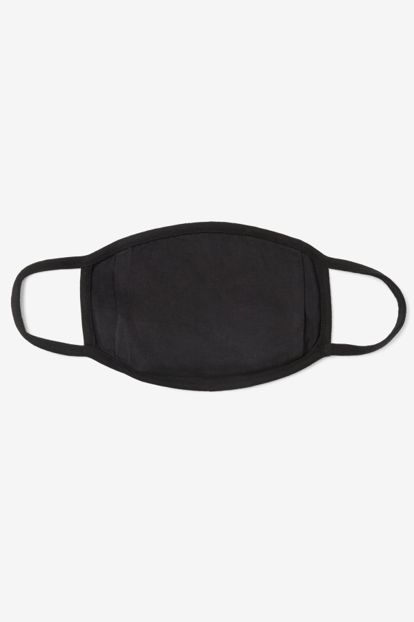 Black Fila Outlets F-Box Logo Face Mask in Black